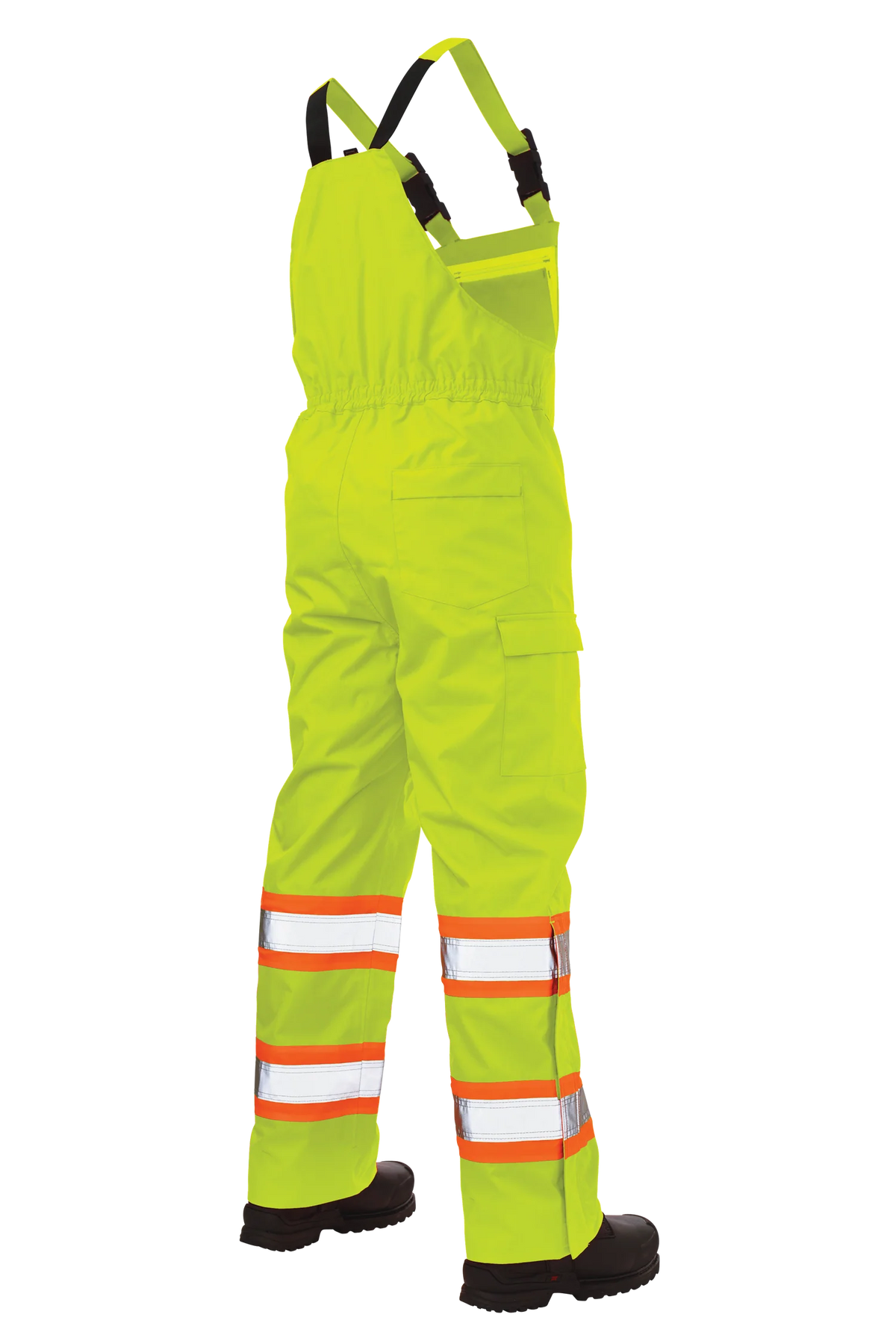 RIPSTOP UNLINED SAFETY RAIN BIB OVERALL