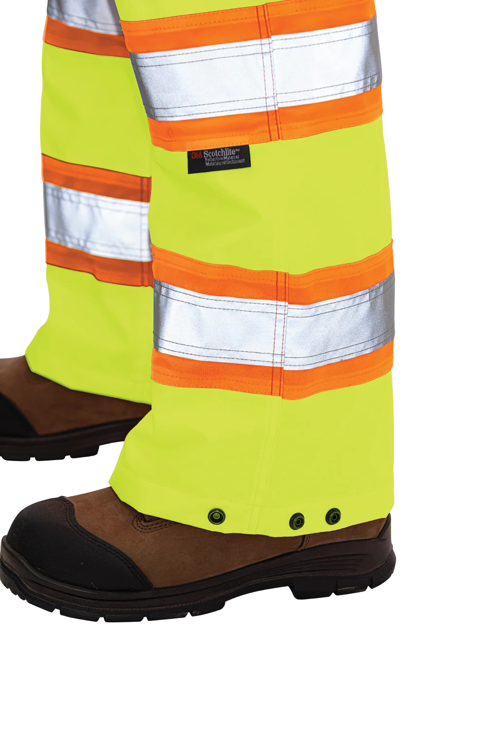 PULL-ON RIPSTOP SAFETY RAIN PANT