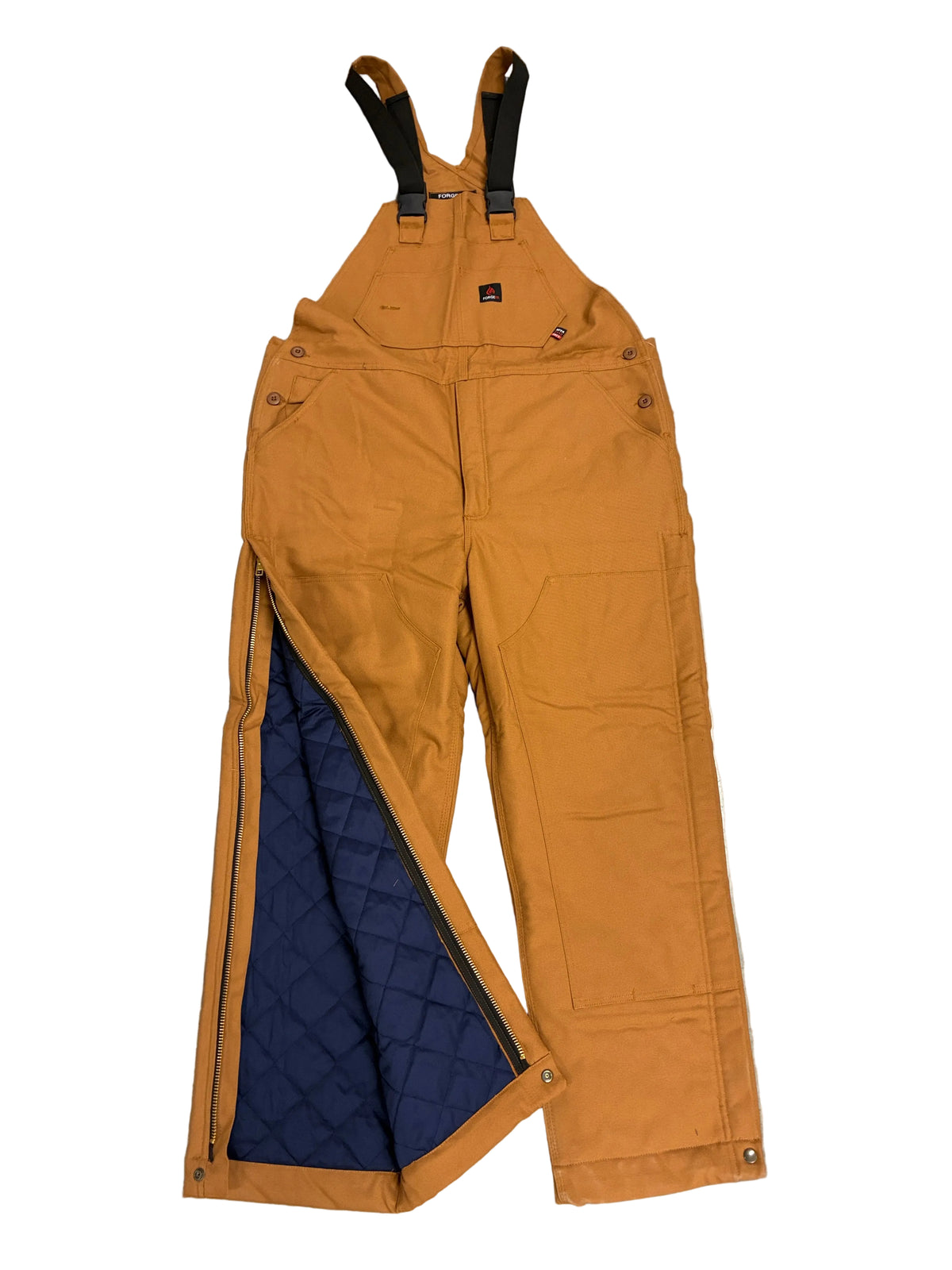 Forge Fr Men's Brown Insulated Bib Overall