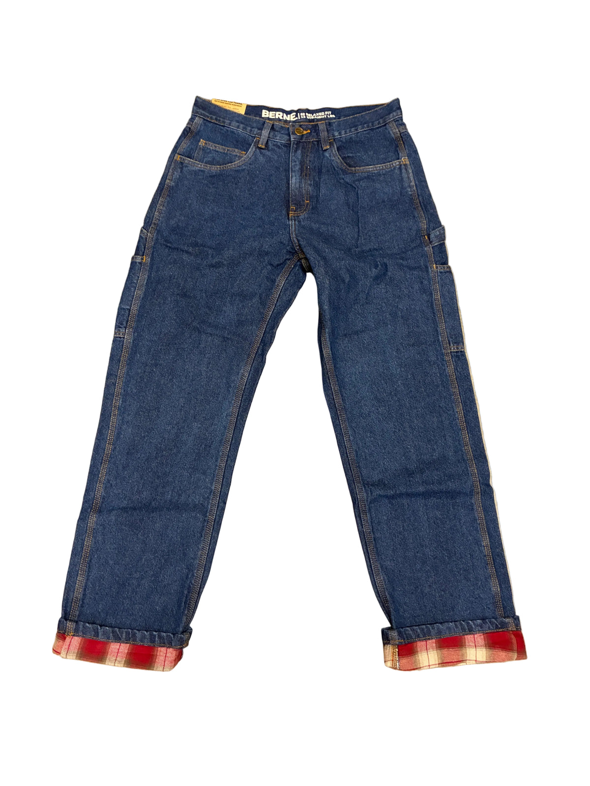 Heartland Flannel-Lined Denim Dungaree