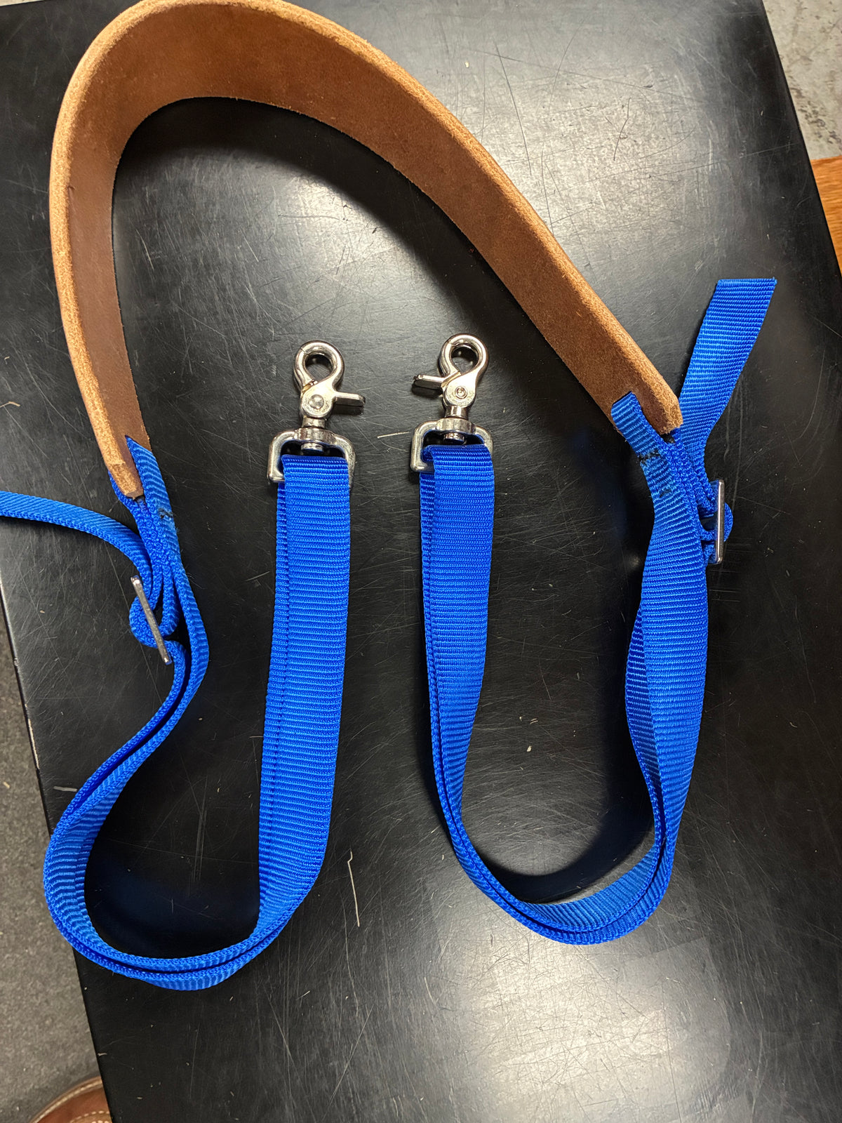 USA Made Leather/Nylon Miner Strap