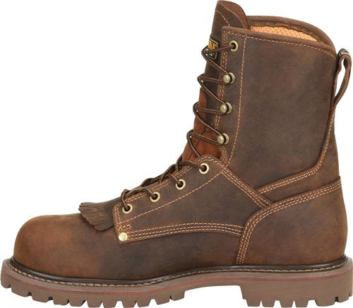 Carolina 8” Waterproof Broad Toe Work Boot (Soft Toe)