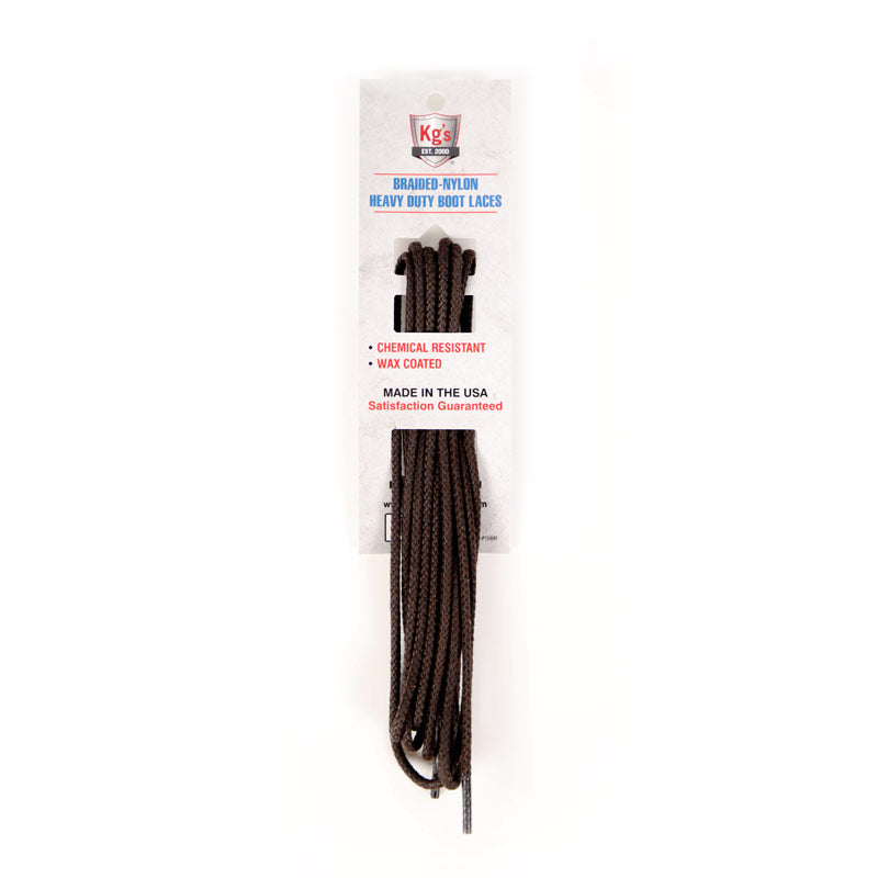 KG’s  Braided Nylon Heavy Duty Boot Lace